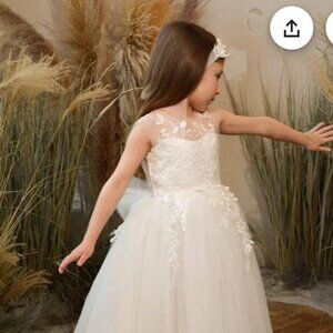 Ivory Flower Girl Dress